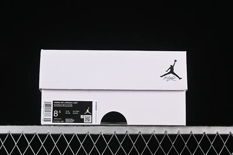 All Categories Air Jordan Jordan Series Basketball Shoes Air Jordan 4 Air Jordan 4 "Net" AJ4 Joe 4 Grid Black Retro Basketball Shoes FV7251-001